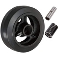 Casterhq 6"x2" Rubber ON CAST Iron Wheel, 500 LBS Capacity RCI6X21